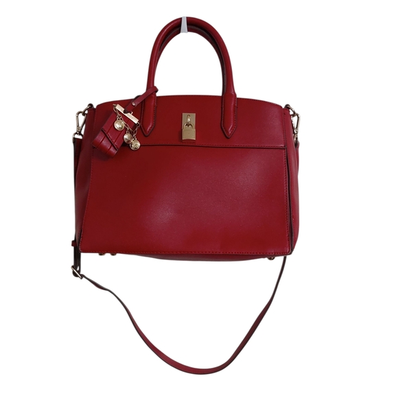 Nine West Red Satchel Bag - Picture 1 of 5